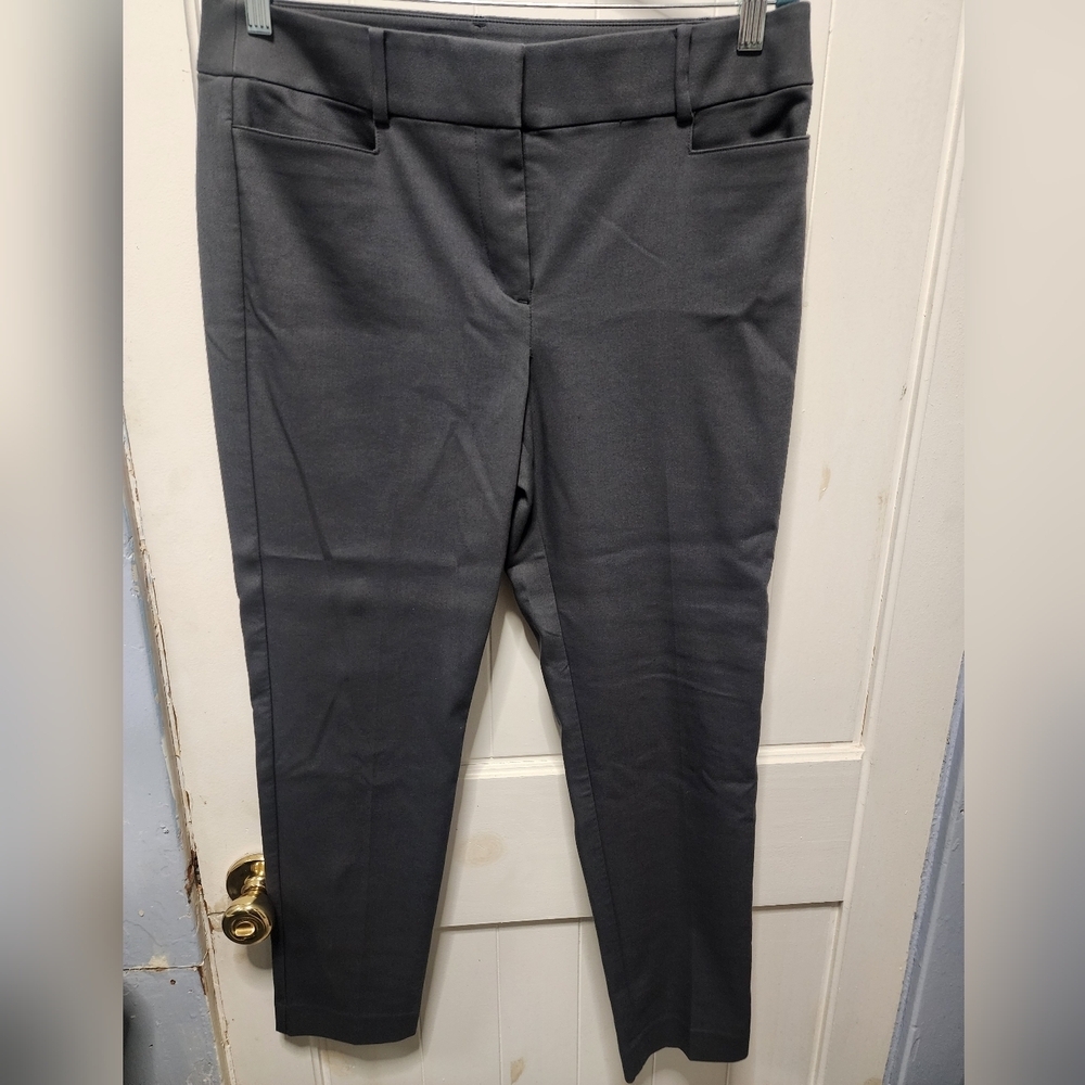 LOFT Grey size 8 curvy skinny dress pants